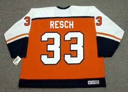 GLENN RESCH Philadelphia Flyers 1985 Away CCM Throwback NHL Hockey Jersey 