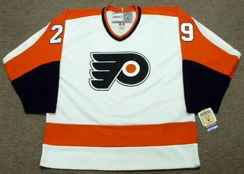 JACK McILHARGEY Philadelphia Flyers 1974 CCM Vintage Throwback Home NHL Jersey