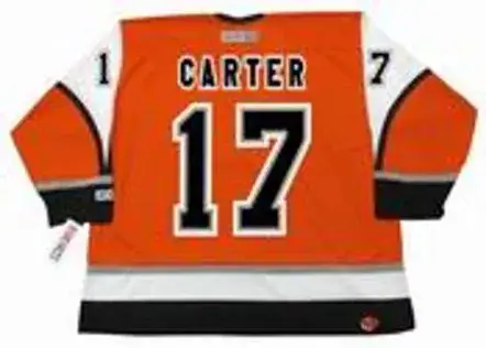 JEFF CARTER Philadelphia Flyers 2006 CCM Throwback Alternate NHL Hockey Jersey 