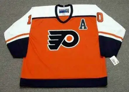 JOHN LeCLAIR Philadelphia Flyers 1997 CCM Throwback Away NHL Hockey Jersey