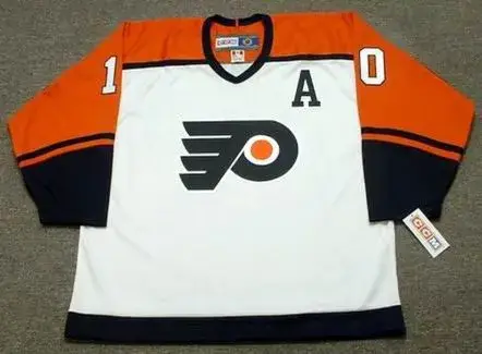 JOHN LeCLAIR Philadelphia Flyers 1998 CCM Throwback Home NHL Hockey Jersey