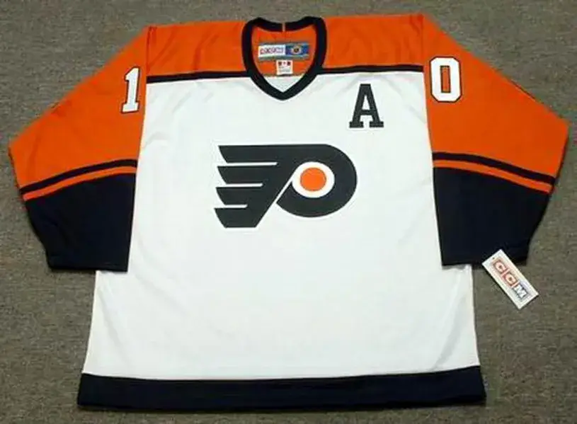 JOHN LeCLAIR Philadelphia Flyers 1998 CCM Throwback Home NHL Hockey Jersey