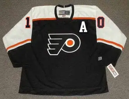 JOHN LeCLAIR Philadelphia Flyers 2002 CCM Throwback NHL Hockey Jersey