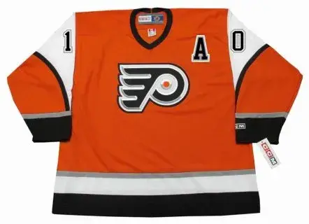 JOHN LeCLAIR Philadelphia Flyers 2003 CCM Throwback Alternate NHL Hockey Jersey