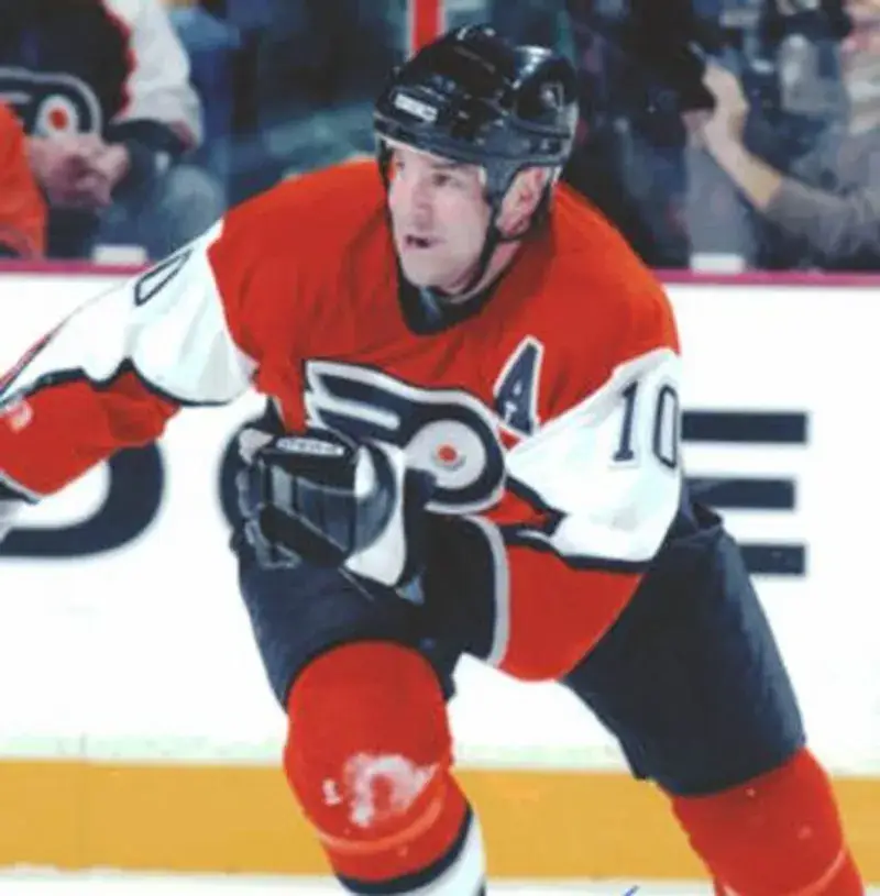 JOHN LeCLAIR Philadelphia Flyers 2003 CCM Throwback Alternate NHL Hockey Jersey 