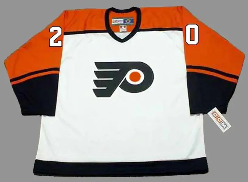 KEITH JONES Philadelphia Flyers 1998 Home CCM Throwback NHL Hockey Jersey