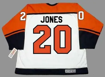 KEITH JONES Philadelphia Flyers 1998 Home CCM Throwback NHL Hockey Jersey 