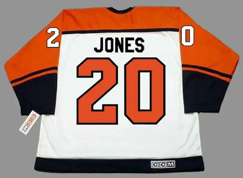 KEITH JONES Philadelphia Flyers 1998 Home CCM Throwback NHL Hockey Jersey 