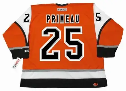 KEITH PRIMEAU Philadelphia Flyers 2003 CCM Throwback Alternate NHL Hockey Jersey 