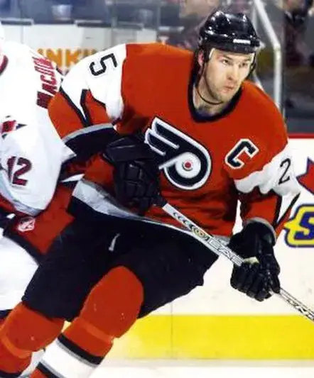 KEITH PRIMEAU Philadelphia Flyers 2003 CCM Throwback Alternate NHL Hockey Jersey 