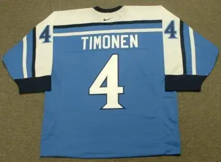 KIMMO TIMONEN 2002 Team Finland Nike Olympic Throwback Hockey Jersey 