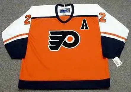 MARK HOWE Philadelphia Flyers 1987 CCM Throwback Away NHL Hockey Jersey