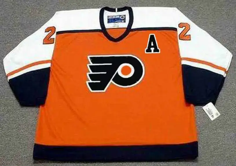MARK HOWE Philadelphia Flyers 1987 CCM Throwback Away NHL Hockey Jersey