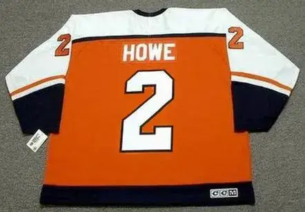 MARK HOWE Philadelphia Flyers 1987 CCM Throwback Away NHL Hockey Jersey 