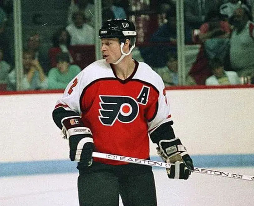MARK HOWE Philadelphia Flyers 1987 CCM Throwback Away NHL Hockey Jersey 