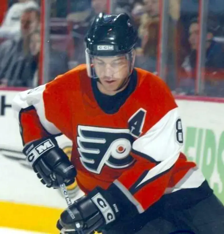 MARK RECCHI Philadelphia Flyers 2003 CCM Throwback Alternate NHL Hockey Jersey 