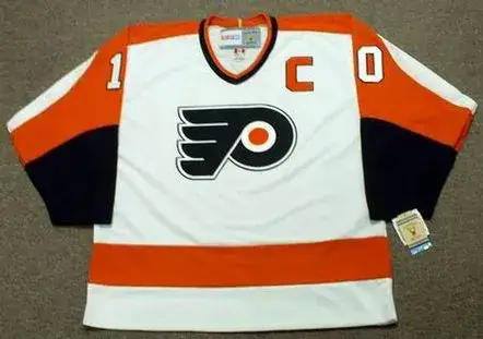 MEL BRIDGMAN Philadelphia Flyers 1980 CCM Vintage Throwback Home NHL Jersey
