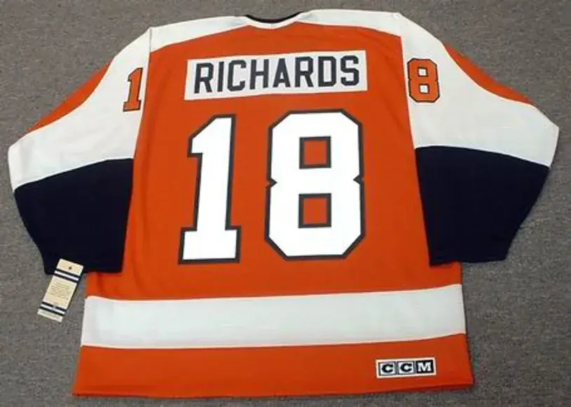 MIKE RICHARDS Philadelphia Flyers 1970’s CCM Vintage Throwback NHL Hockey Jersey 