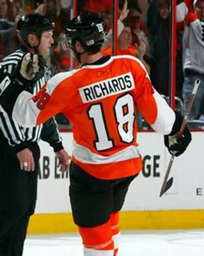 MIKE RICHARDS Philadelphia Flyers 1970’s CCM Vintage Throwback NHL Hockey Jersey 
