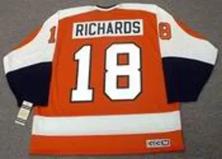 MIKE RICHARDS Philadelphia Flyers 1970’s CCM Vintage Throwback NHL Hockey Jersey 