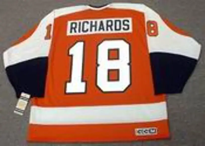 MIKE RICHARDS Philadelphia Flyers 1970’s CCM Vintage Throwback NHL Hockey Jersey 