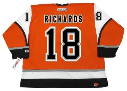 MIKE RICHARDS Philadelphia Flyers 2006 CCM Throwback Alternate NHL Hockey Jersey 