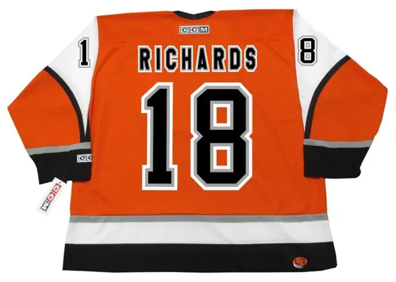 MIKE RICHARDS Philadelphia Flyers 2006 CCM Throwback Alternate NHL Hockey Jersey 
