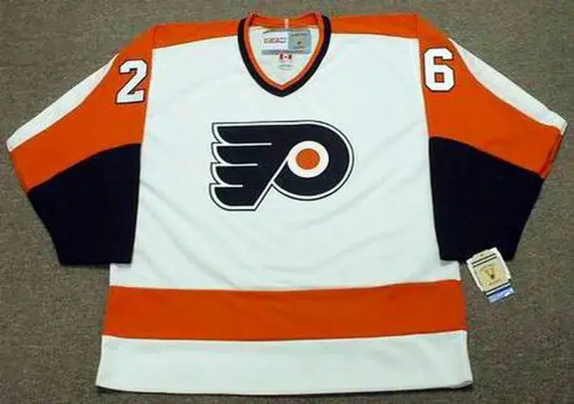 OREST KINDRACHUK Philadelphia Flyers 1974 CCM Vintage Throwback Home NHL Jersey
