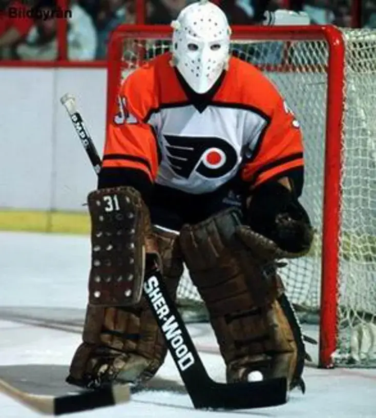 PELLE LINDBERGH Philadelphia Flyers 1981 CCM Vintage Throwback Away Hockey Jersey 