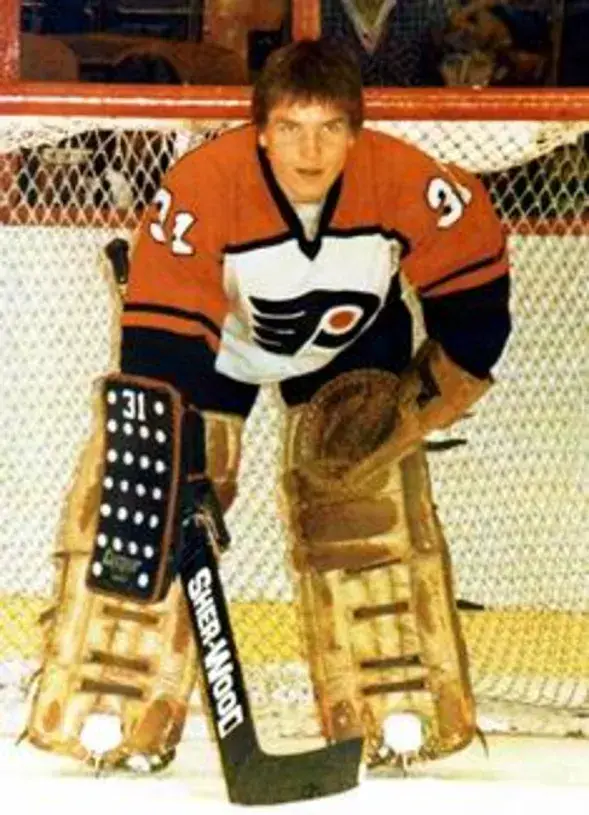 PELLE LINDBERGH Philadelphia Flyers 1985 CCM Throwback Home NHL Hockey Jersey 