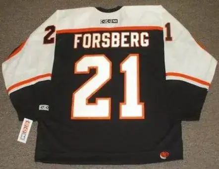 PETER FORSBERG  Philadelphia Flyers 2006 CCM Throwback NHL Hockey Jersey 