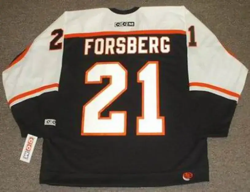 PETER FORSBERG  Philadelphia Flyers 2006 CCM Throwback NHL Hockey Jersey 
