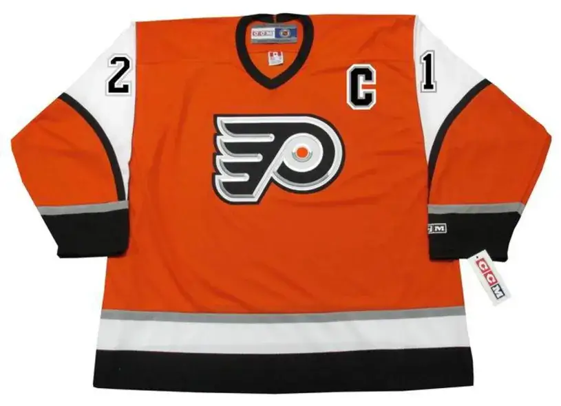 PETER FORSBERG Philadelphia Flyers 2006 CCM Throwback Alternate NHL Hockey Jersey