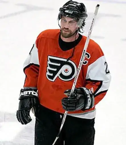 PETER FORSBERG Philadelphia Flyers 2006 CCM Throwback Alternate NHL Hockey Jersey 