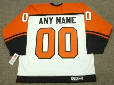PHILADELPHIA FLYERS 1980’s CCM Throwback Home Jersey Customized “Any Name & Number(s)” 