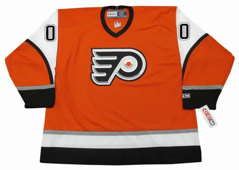 PHILADELPHIA FLYERS 2000’s CCM Throwback Hockey Jersey Customized “Any Name & Number(s)”