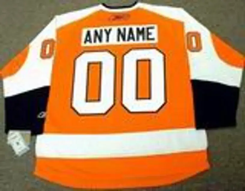 PHILADELPHIA FLYERS 2012 Reebok Throwback Jersey Customized “Any Name & Number(s)” 