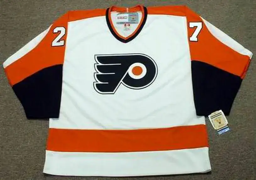 REGGIE LEACH Philadelphia Flyers 1974 CCM Vintage Throwback Home NHL Jersey