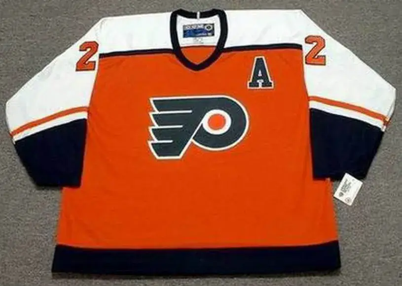 RICK TOCCHET Philadelphia Flyers 1987 Away CCM Throwback NHL Hockey Jersey