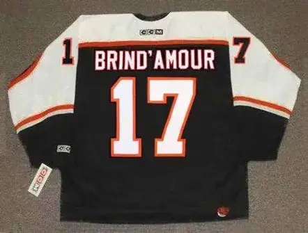 ROD BRIND’AMOUR Philadelphia Flyers 1998 CCM Throwback NHL Hockey Jersey 