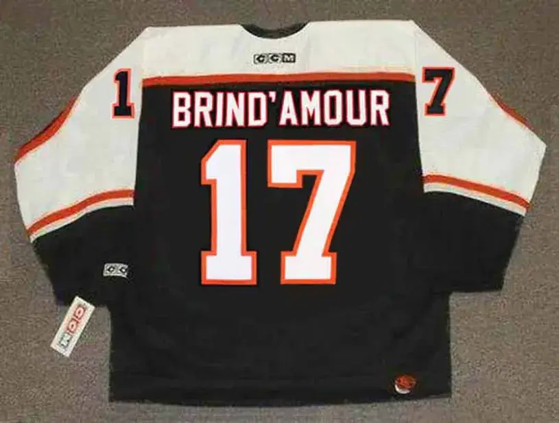 ROD BRIND’AMOUR Philadelphia Flyers 1998 CCM Throwback NHL Hockey Jersey 