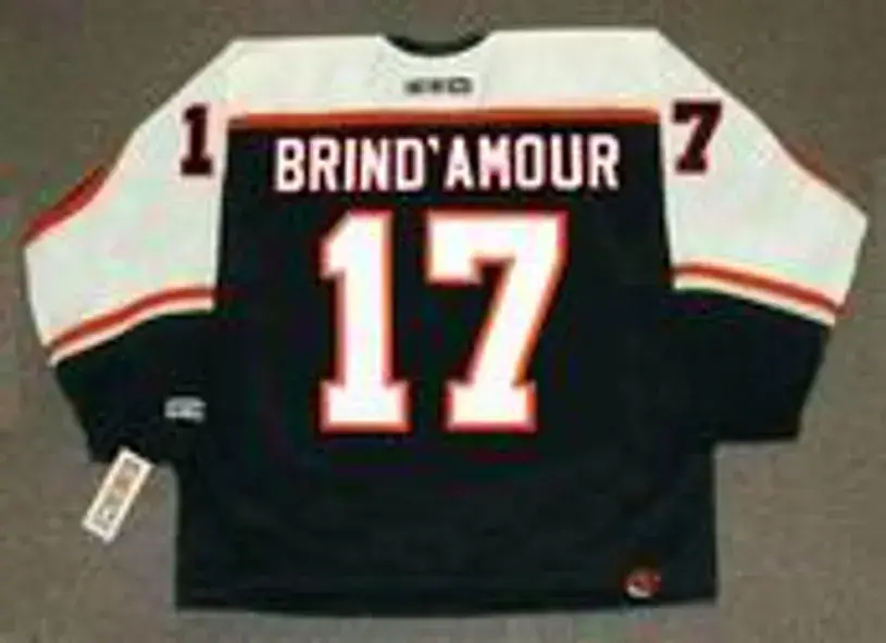 ROD BRIND’AMOUR Philadelphia Flyers 1998 CCM Throwback NHL Hockey Jersey 