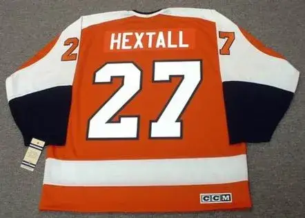 RON HEXTALL Philadelphia Flyers CCM Vintage Throwback Away NHL Hockey Jersey 