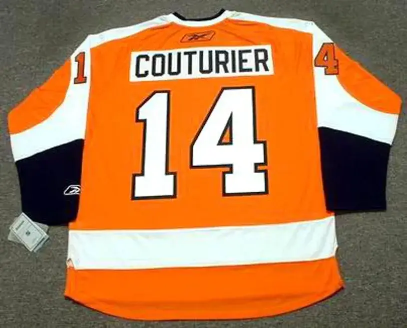 SEAN COUTURIER Philadelphia Flyers 2014 REEBOK Throwback NHL Hockey Jersey 