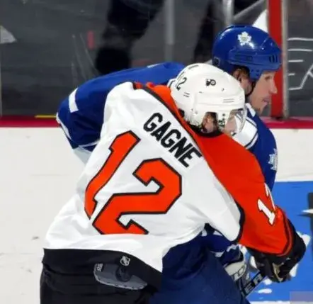 SIMON GAGNE Philadelphia Flyers 2005 CCM Throwback Home NHL Hockey Jersey 
