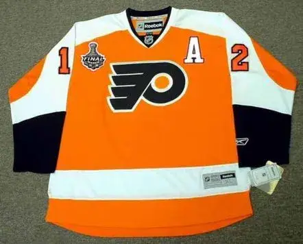 SIMON GAGNE Philadelphia Flyers 2010 REEBOK Throwback NHL Hockey Jersey