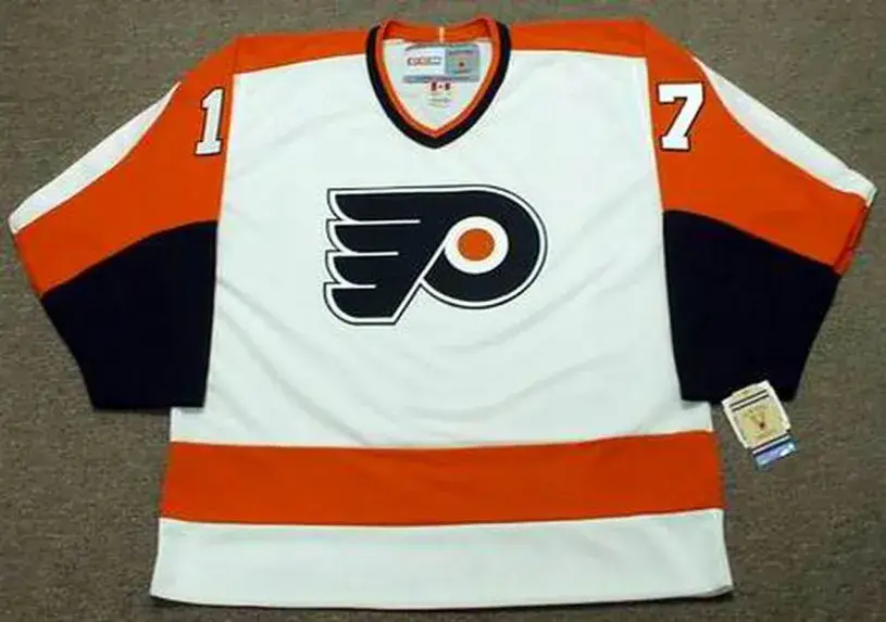 SIMON NOLET Philadelphia Flyers 1972 CCM Vintage Throwback Home NHL Jersey