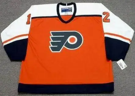 TIM KERR Philadelphia Flyers 1987 Away CCM Throwback NHL Hockey Jersey