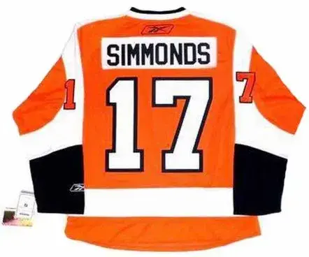 WAYNE SIMMONDS Philadelphia Flyers 2014 REEBOK Throwback NHL Hockey Jersey 