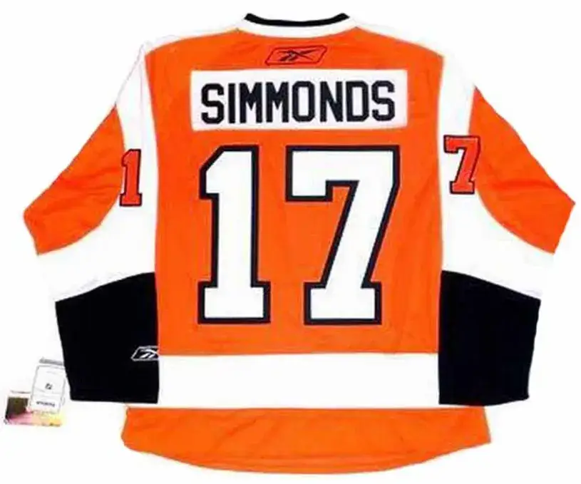WAYNE SIMMONDS Philadelphia Flyers 2014 REEBOK Throwback NHL Hockey Jersey 